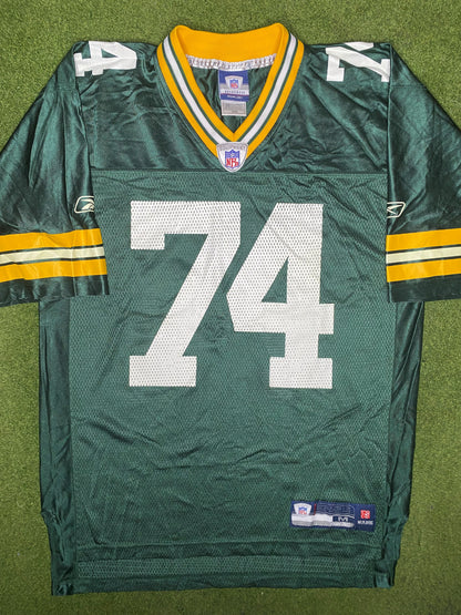 2002-2008 Green Bay Packers - Aaron Kampman #74 - Vintage NFL Jersey (Medium)