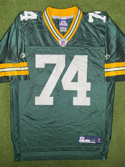 2002-2008 Green Bay Packers - Aaron Kampman #74 - Vintage NFL Jersey (Medium)