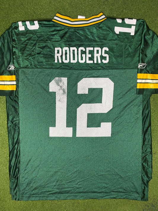 2005-2012 Green Bay Packers - Aaron Rodgers #12 - Vintage NFL Jersey (XL) - Gametime Vintage