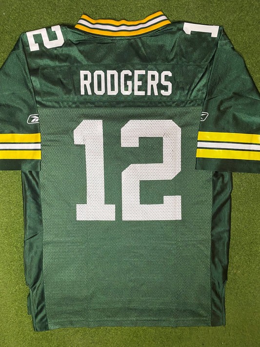 2005-2012 Green Bay Packers - Aaron Rodgers #12 - Vintage NFL Jersey (Medium)