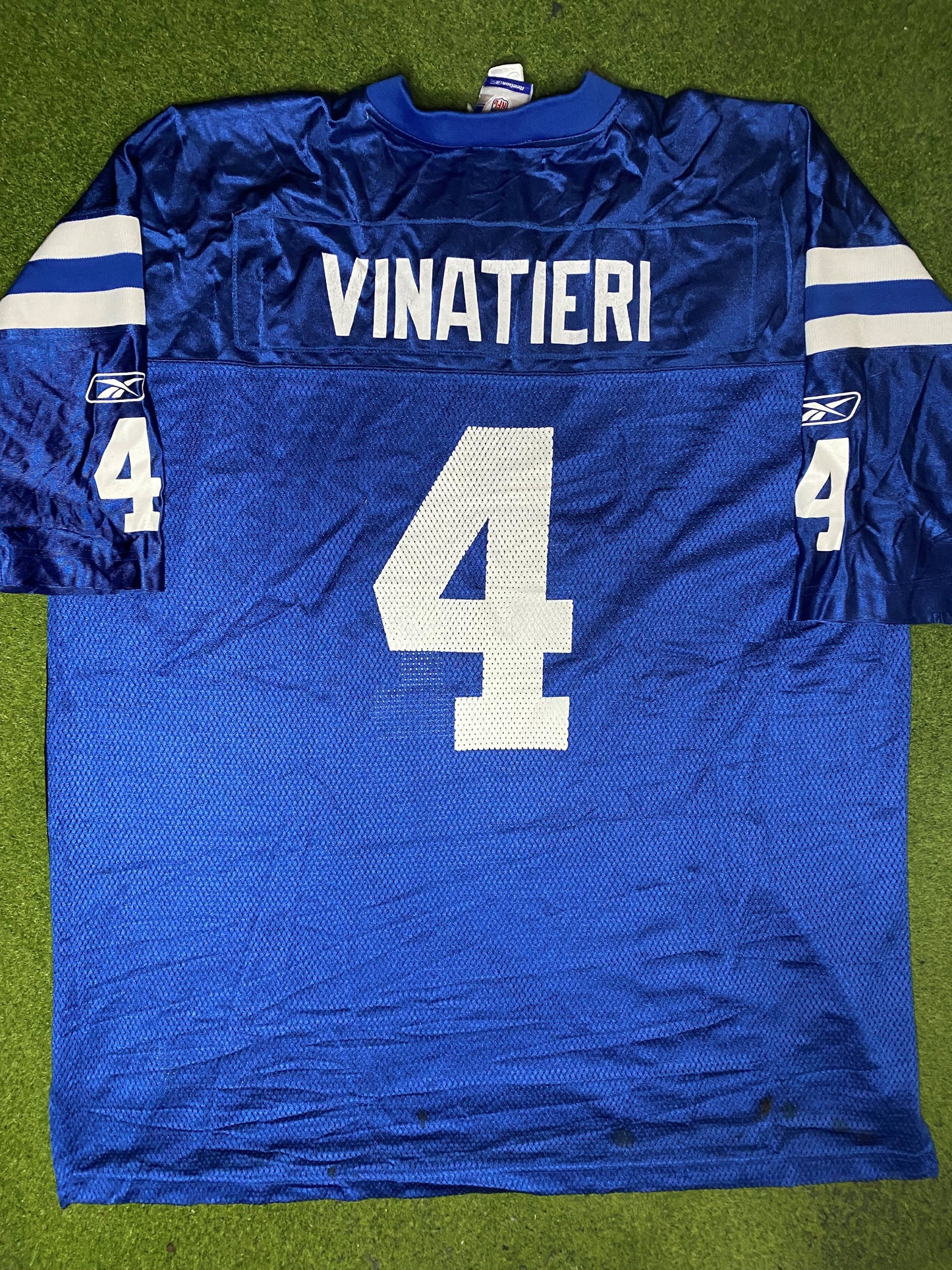 2007 Indianapolis Colts - Adam Vinatieri - Super Bowl XLI - Vintage NFL Jersey (2XL) Gametime Vintage