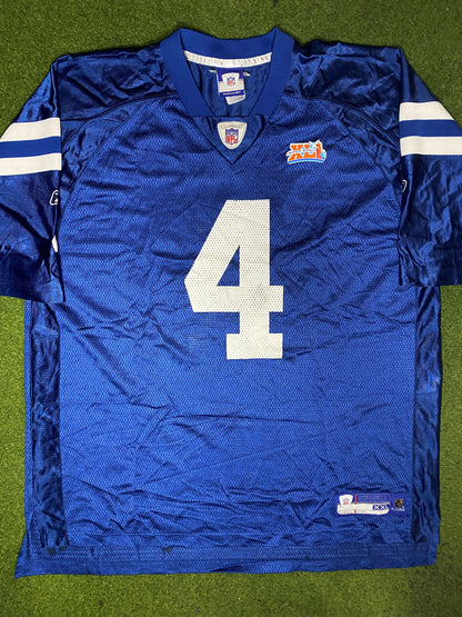 2007 Indianapolis Colts - Adam Vinatieri - Super Bowl XLI - Vintage NFL Jersey (2XL)