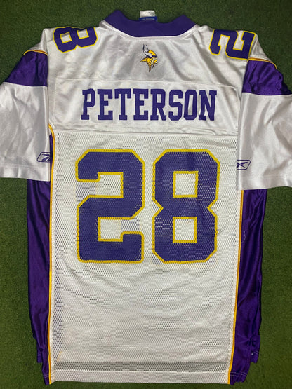 00s Minnesota Vikings - Adrian Peterson #28 - Reebok - Vintage NFL Jersey (Medium)