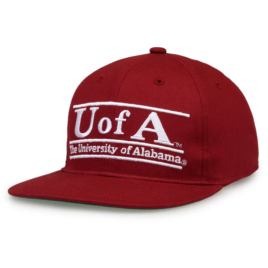 Alabama Crimson Tide Retro Bar Snapback Hat