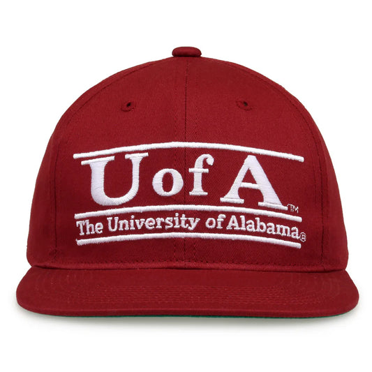 Alabama Crimson Tide Retro Bar Snapback Hat