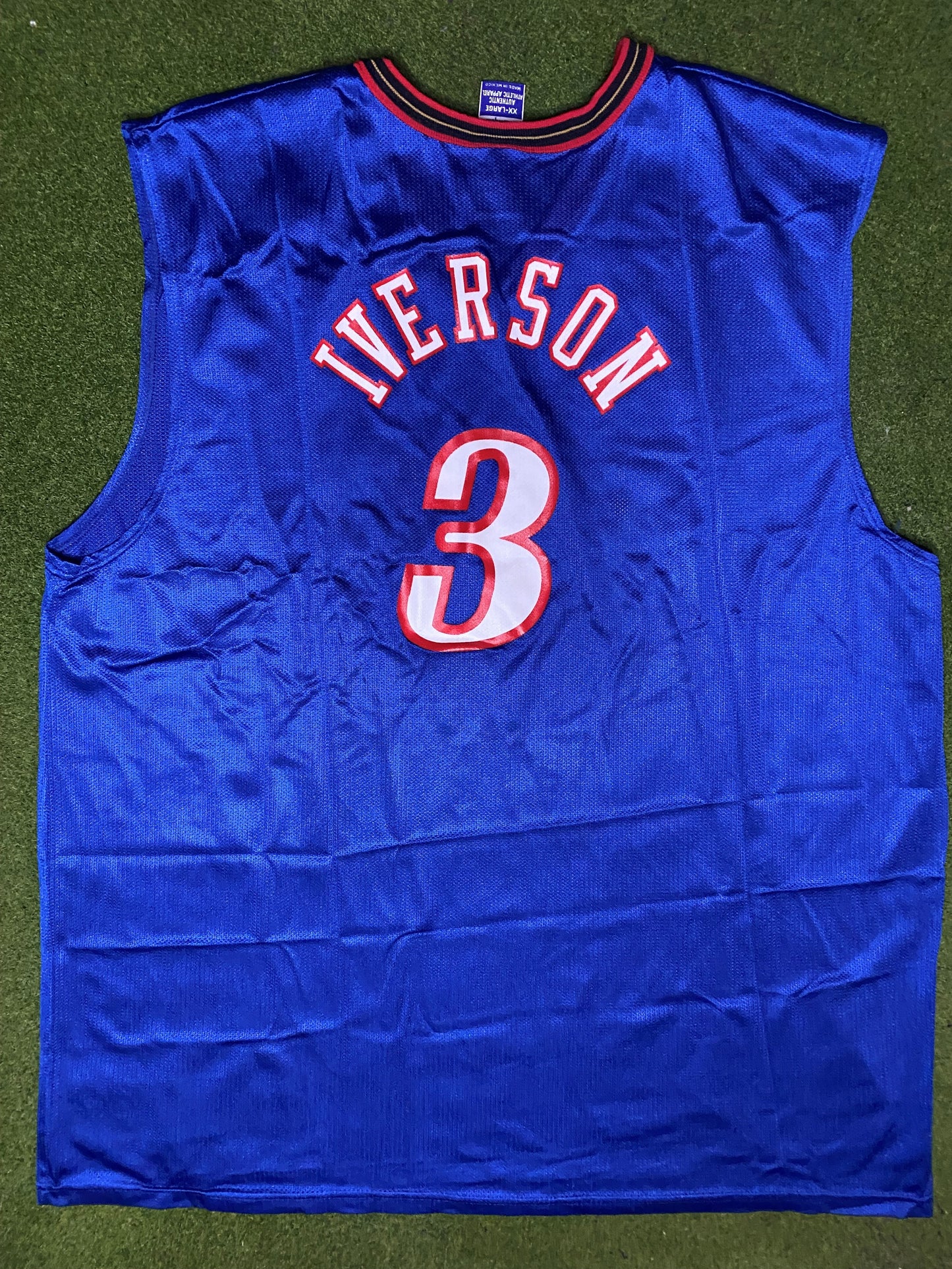 90s Philadelphia 76ers - Allen Iverson #3 - Champion - Vintage NBA Jersey (52) Gametime Vintage