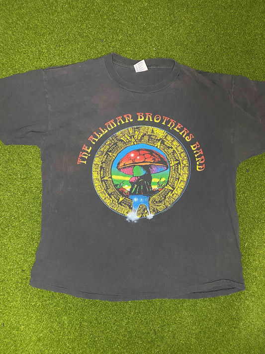 1996 Allman Brothers Band - Summer Tour - Vintage Band Tee Shirt (XL) Gametime Vintage