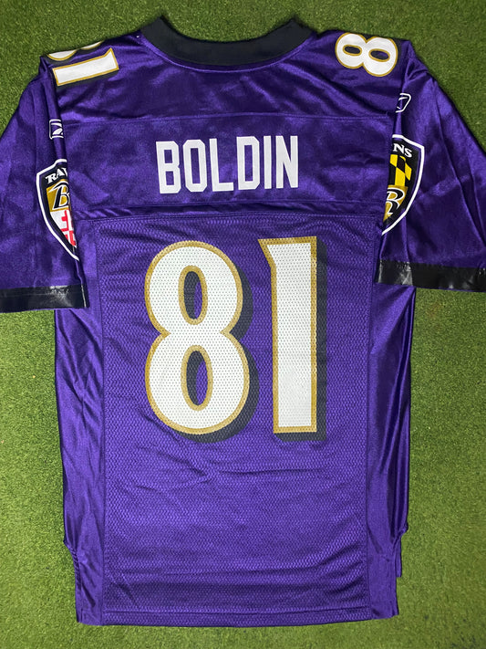 2010-2012 Baltimore Ravens - Anquan Boldin #81 - Vintage NFL Jersey (Small) - Gametime Vintage
