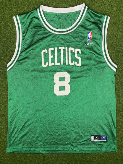 2004-2005 Boston Celtics - Antoine Walker #8 - Vintage NBA Jersey (Youth XL)