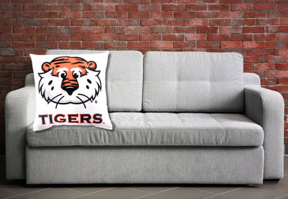 Auburn Aubie Tiger Throw Pillow Cover