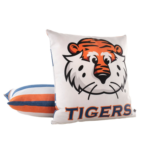 Auburn Aubie Tiger Throw Pillow Cover
