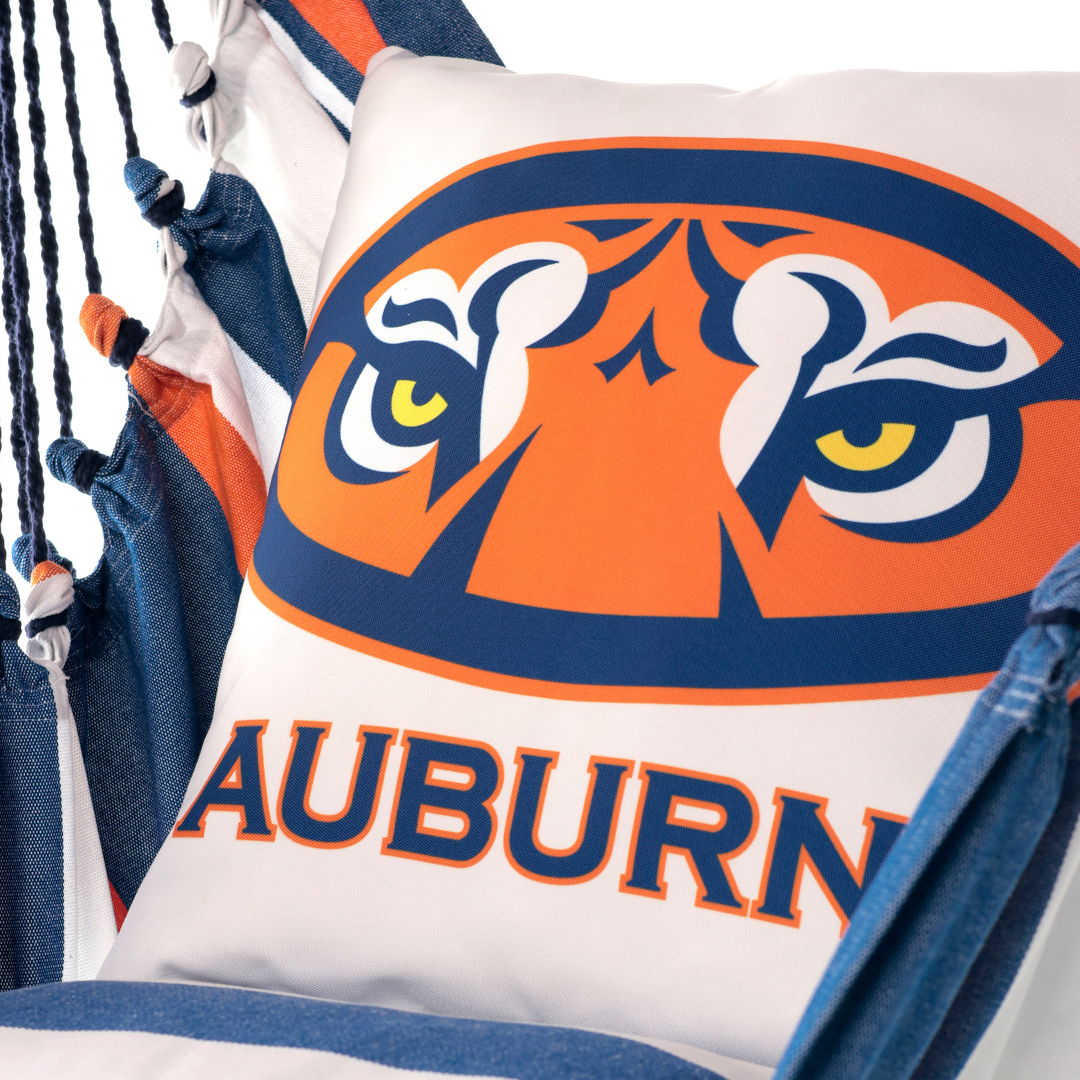 Auburn Tigers Eyes Throw Pillow Cover