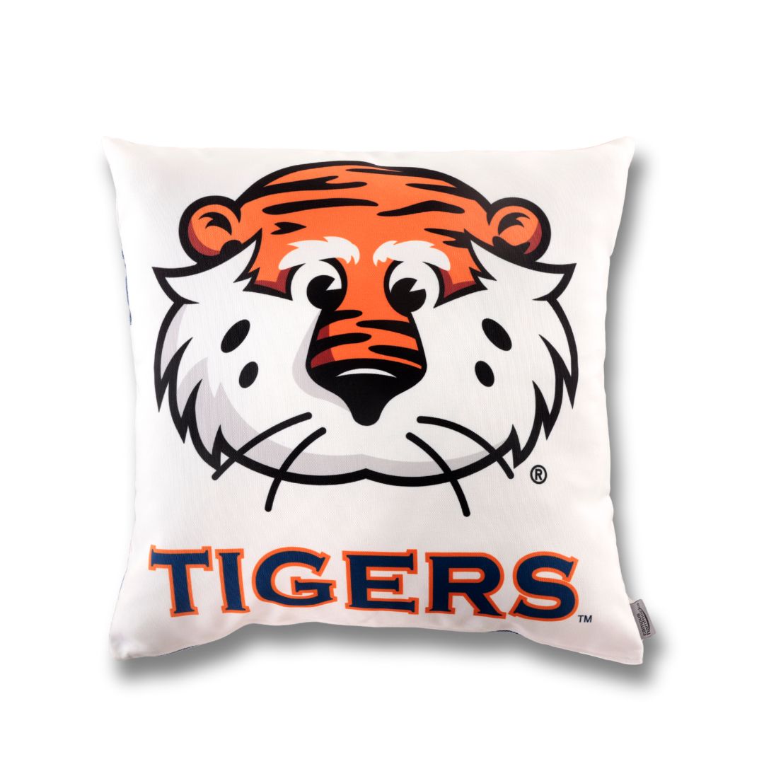Auburn Aubie Tiger Throw Pillow Cover