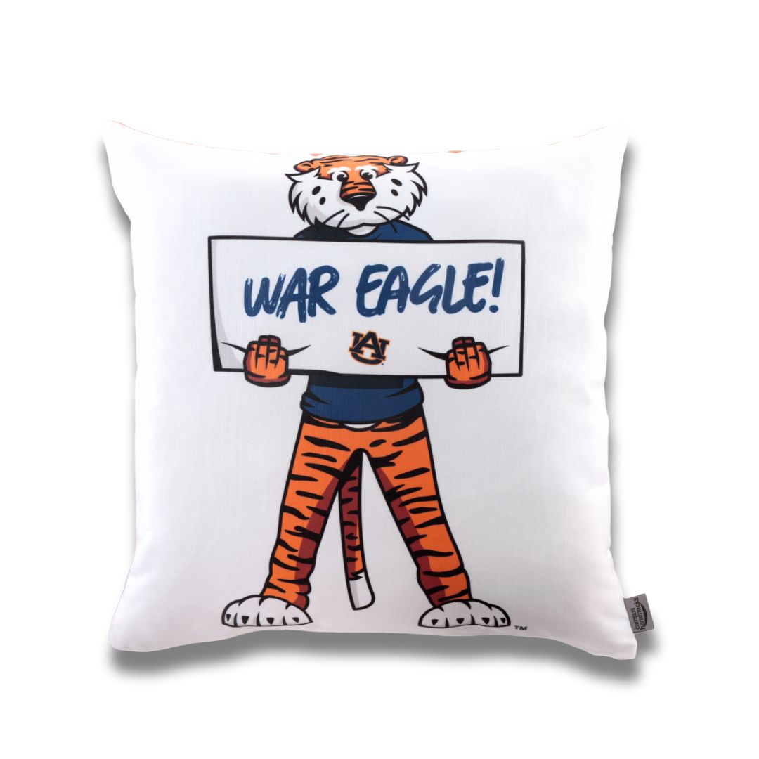 Auburn War Eagles Throw Pillow Cover