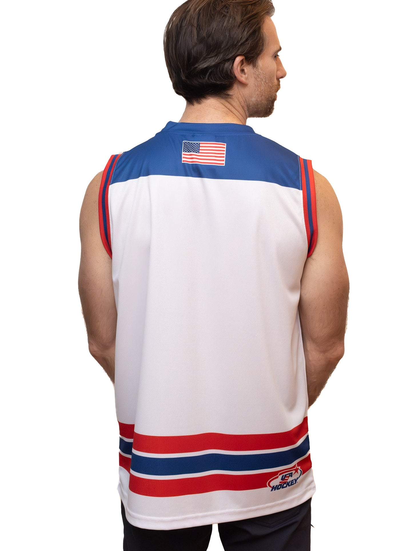 Team USA Letter Hockey Tank