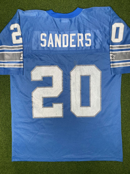 1989-1998 Detroit Lions - Barry Sanders #20 - Vintage NFL Jersey (46)
