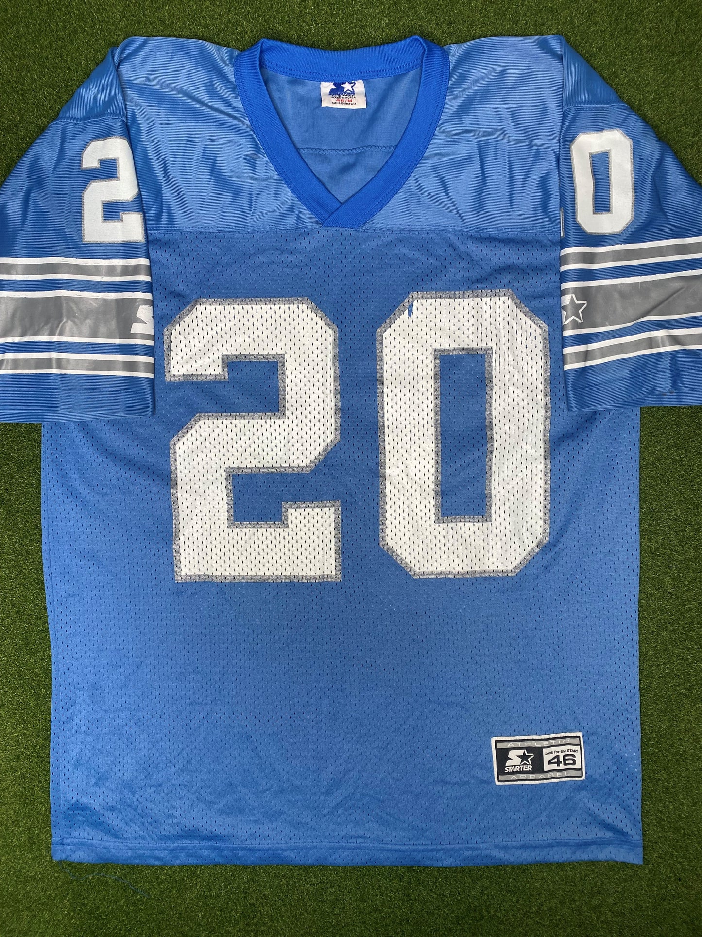 1989-1998 Detroit Lions - Barry Sanders #20 - Vintage NFL Jersey (46)