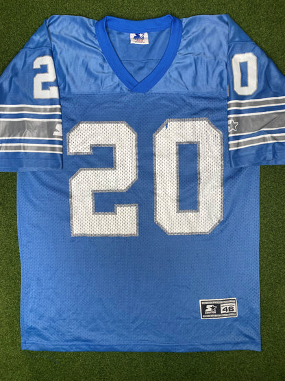 1989-1998 Detroit Lions - Barry Sanders #20 - Vintage NFL Jersey (46)