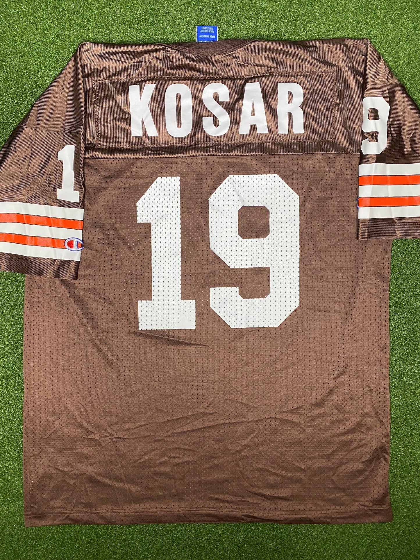 1985-1992 Cleveland Browns - Bernie Kosar #19 - Vintage NFL Jersey (48)