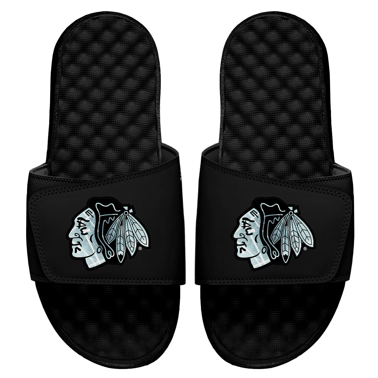 Chicago Blackhawks Ice Mask Slides