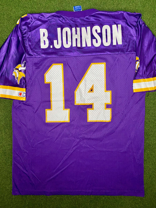 1994-1998 Minnesota Vikings - Brad Johnson #14 - Vintage NFL Jersey (44)