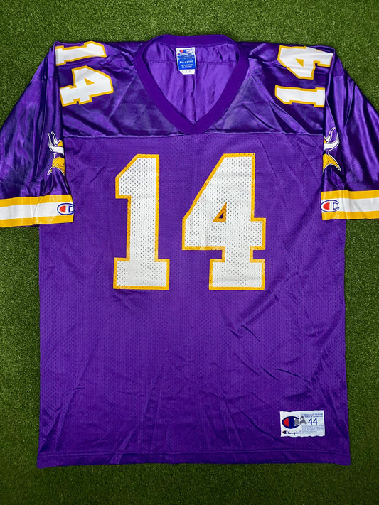 1994-1998 Minnesota Vikings - Brad Johnson #14 - Vintage NFL Jersey (44)