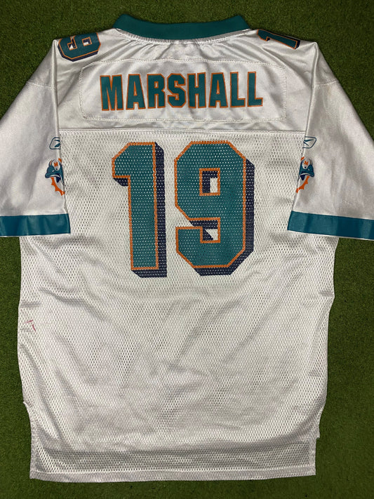 2010 Miami Dolphins - Brandon Marshall #19 - Vintage NFL Jersey (Youth XL) - Gametime Vintage