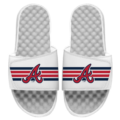 Braves Varsity Stripes Slides