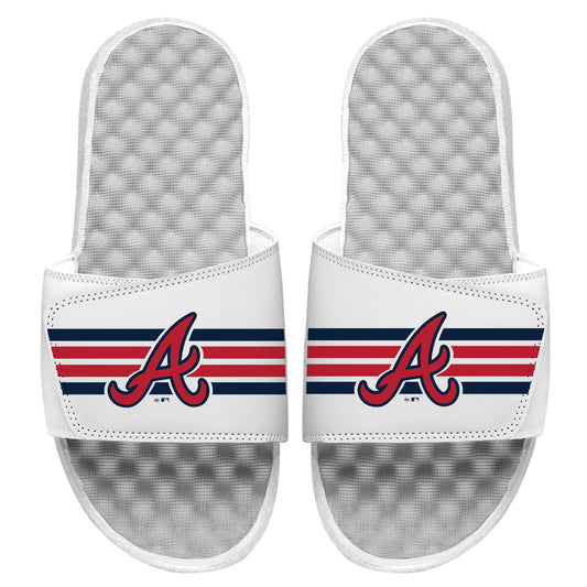 Braves Varsity Stripes Slides