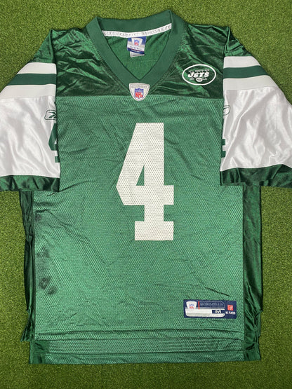 2008 New York Jets - Brett Favre #4 - Vintage NFL Jersey (Medium)