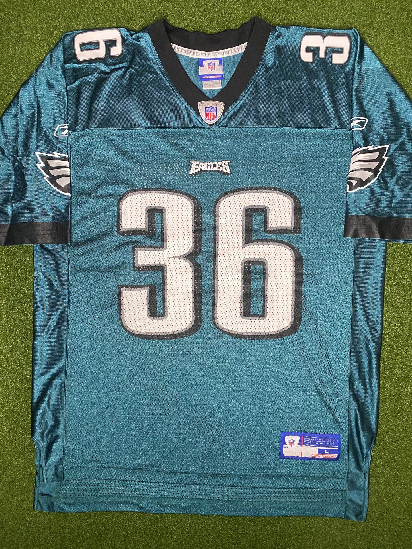 2002-2009 Philadelphia Eagles - Brian Westbrook #36 - Vintage NFL Jersey (Large)