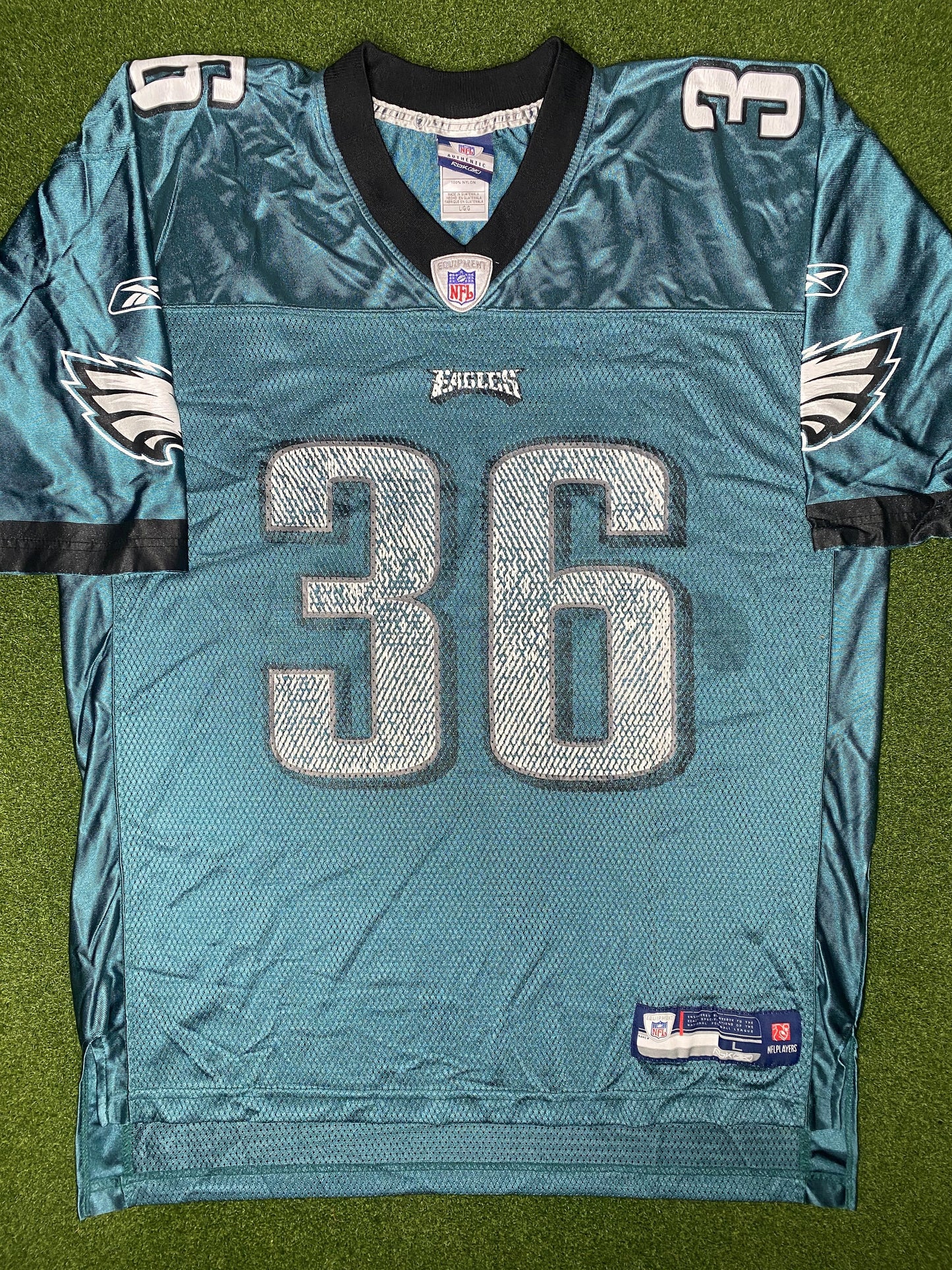 2002-2009 Philadelphia Eagles - Brian Westbrook #36 - Vintage NFL Jersey (Large)