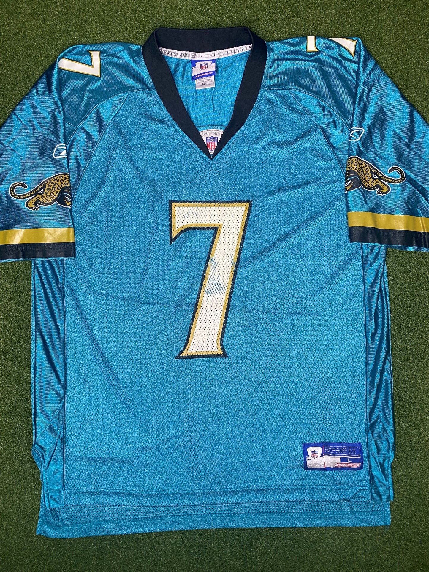 2003-2006 Jacksonville Jaguars - Byron Leftwich #7 - Vintage NFL Jersey (Large)