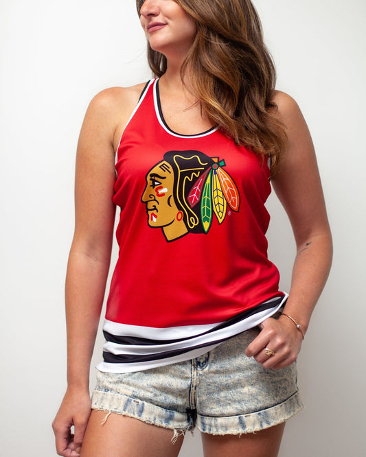 Chicago Blackhawks Women&#39;s Racerback Hockey Tank