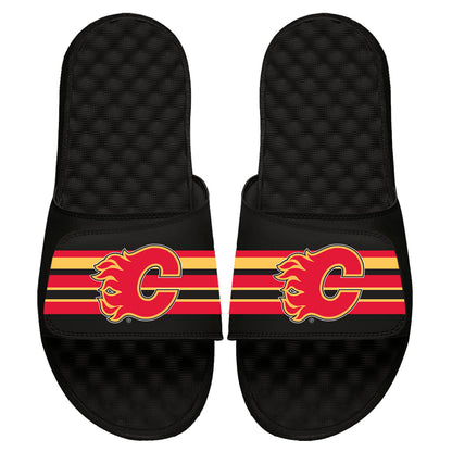 Calgary Flames Stripes Slides