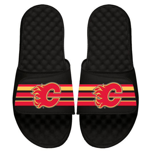 Calgary Flames Stripes Slides