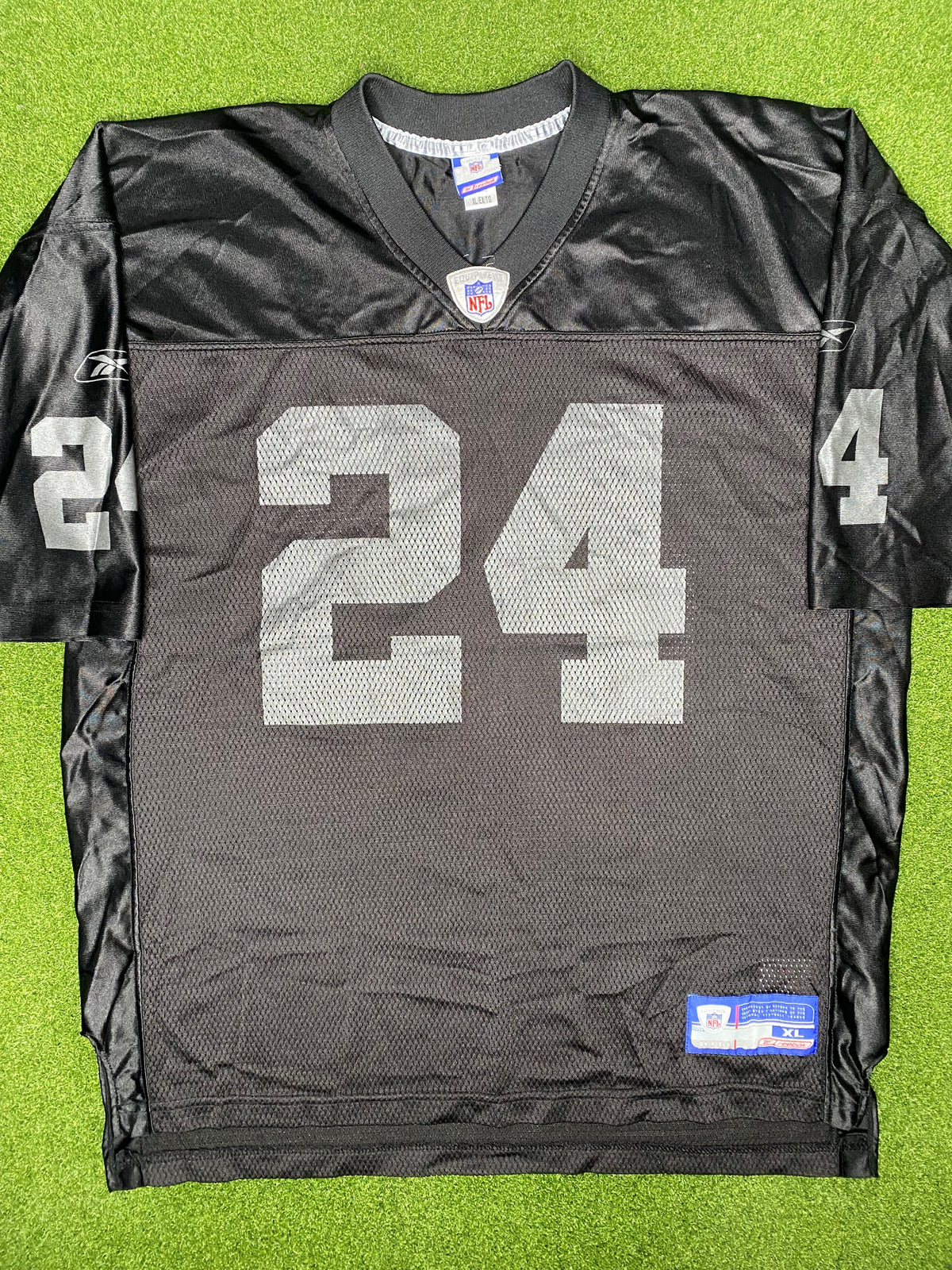 2002-2005 Oakland Raiders - Charles Woodson #24 - Vintage NFL Jersey (XL)