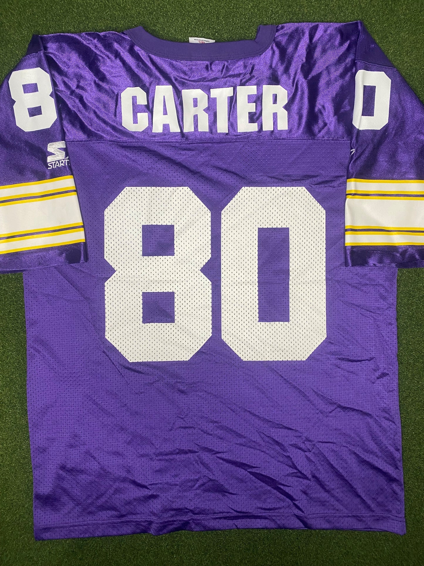1990-2001 Minnesota Vikings - Chris Carter #80 - Vintage NFL Jersey (48)
