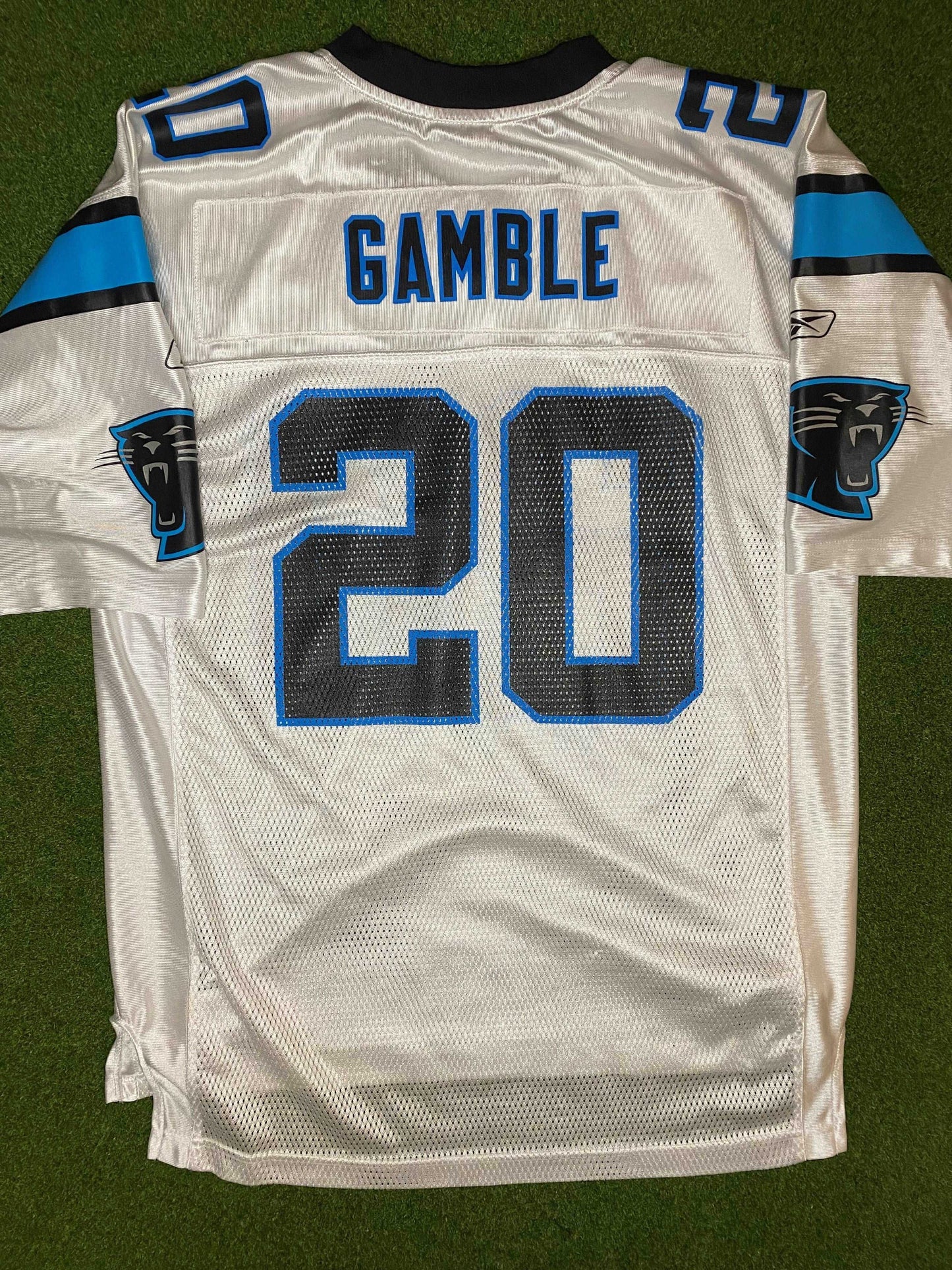 00s Carolina Panthers - Chris Gamble #20 - Reebok - Vintage NFL Jersey (Large)