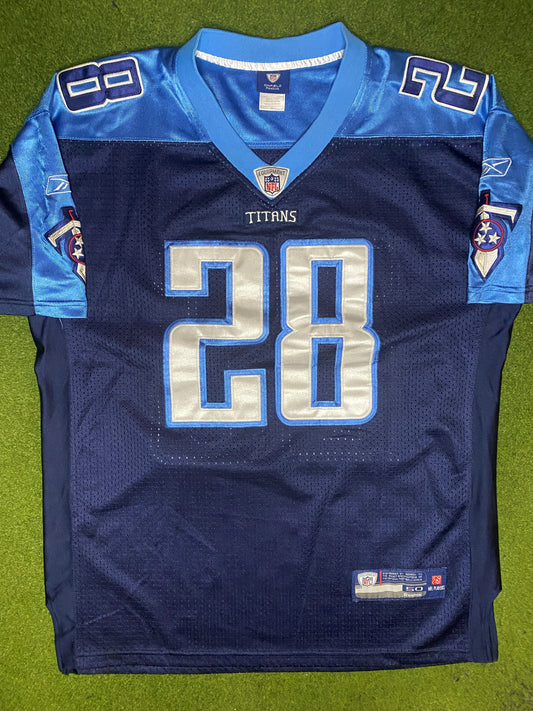 2008-2013 Tennessee Titans - Chris Johnson #28 - On Field Stitched - Vintage NFL Jersey (50) - Gametime Vintage