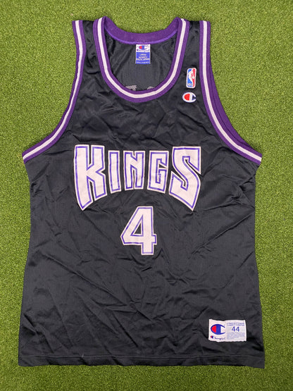 1998-2001 Sacramento Kings - Chris Webber #4 - Vintage NBA Jersey (44)