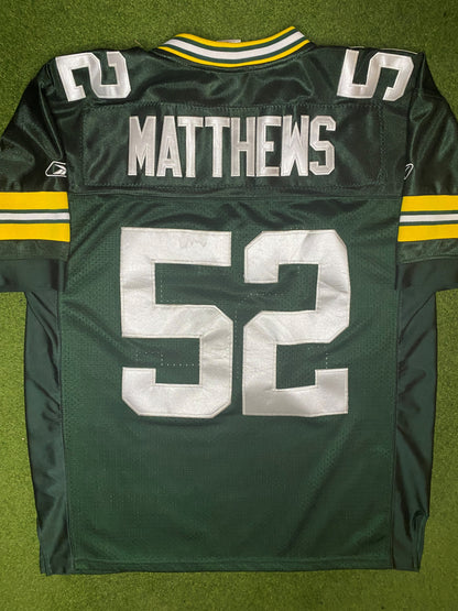 2009-2011 Green Bay Packers - Clay Matthews #52 - Reebok On Field - Vintage NFL Jersey (48) - Gametime Vintage