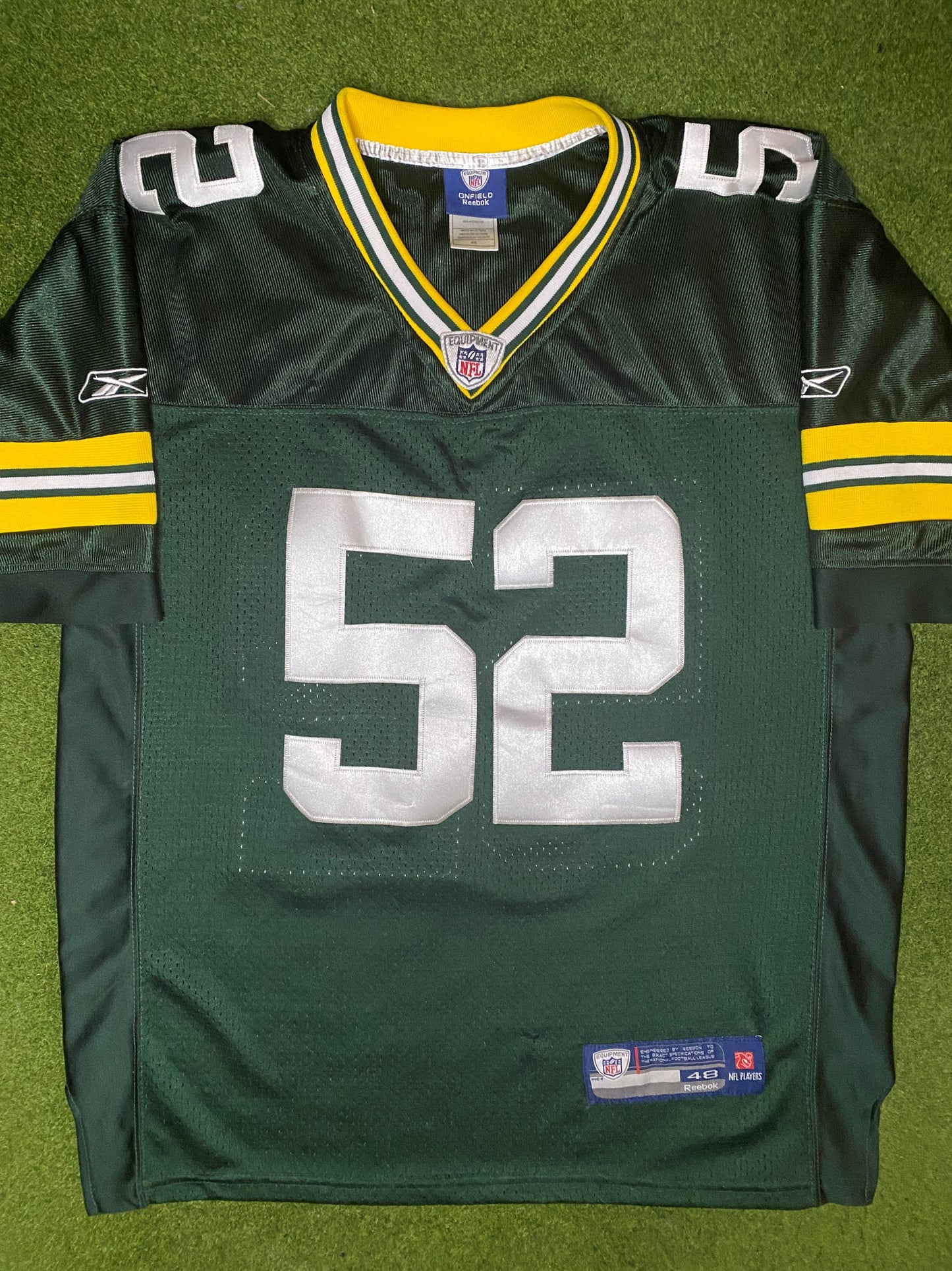 2009-2011 Green Bay Packers - Clay Matthews #52 - Reebok On Field - Vintage NFL Jersey (48) - Gametime Vintage