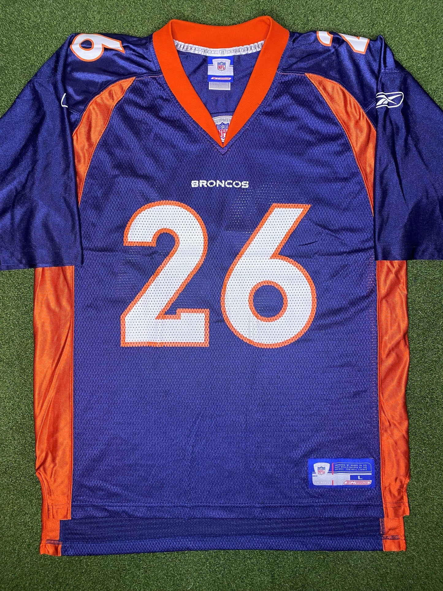 2002-2003 Denver Broncos - Clinton Portis #26 - Vintage NFL Jersey (Large)