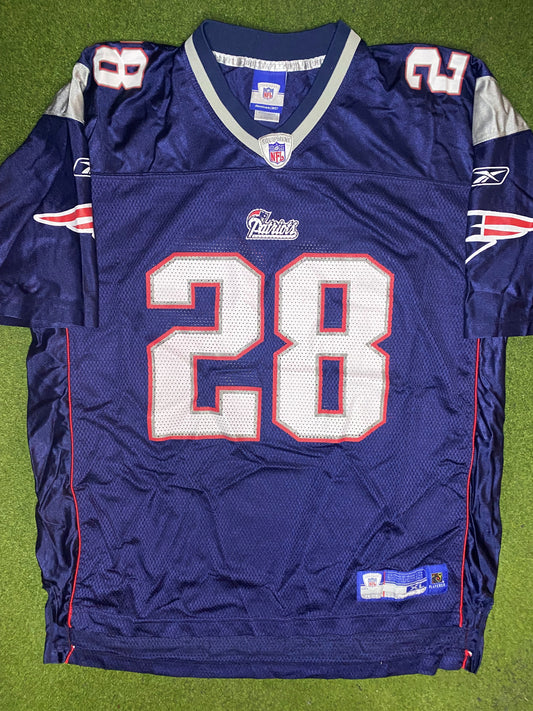 00s New England Patriots - Corey Dillon #28 - Reebok - Vintage NFL Jersey (XL) Gametime Vintage