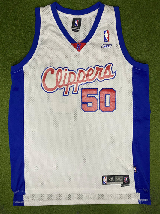 2001-2006 Los Angeles Clippers - Corey Maggette #50 - Vintage NBA Jersey (2XL) - Gametime Vintage