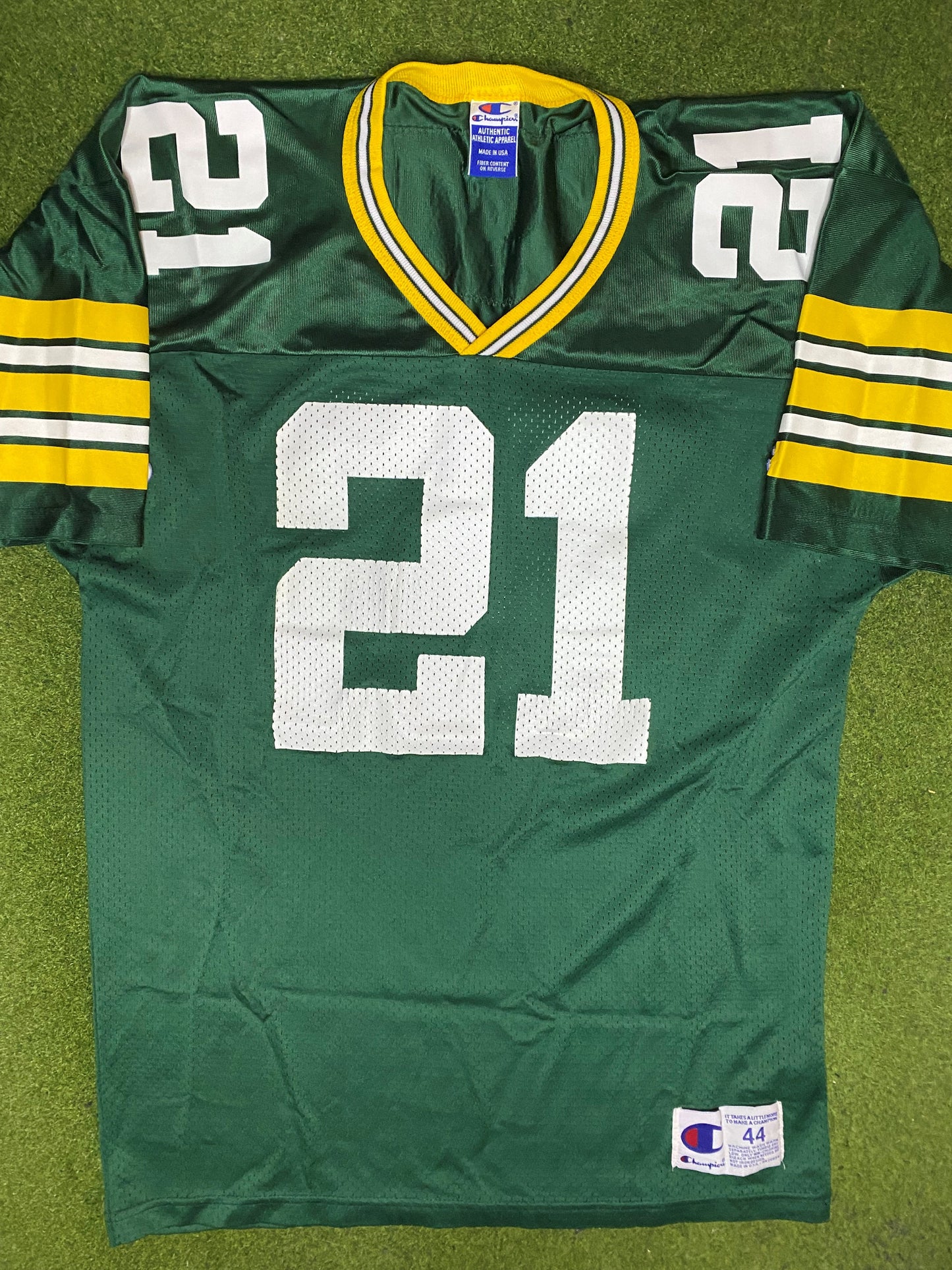 1995-1998 Green Bay Packers - Craig Newsome #21 - Champion - Vintage NFL Jersey (44) - Gametime Vintage