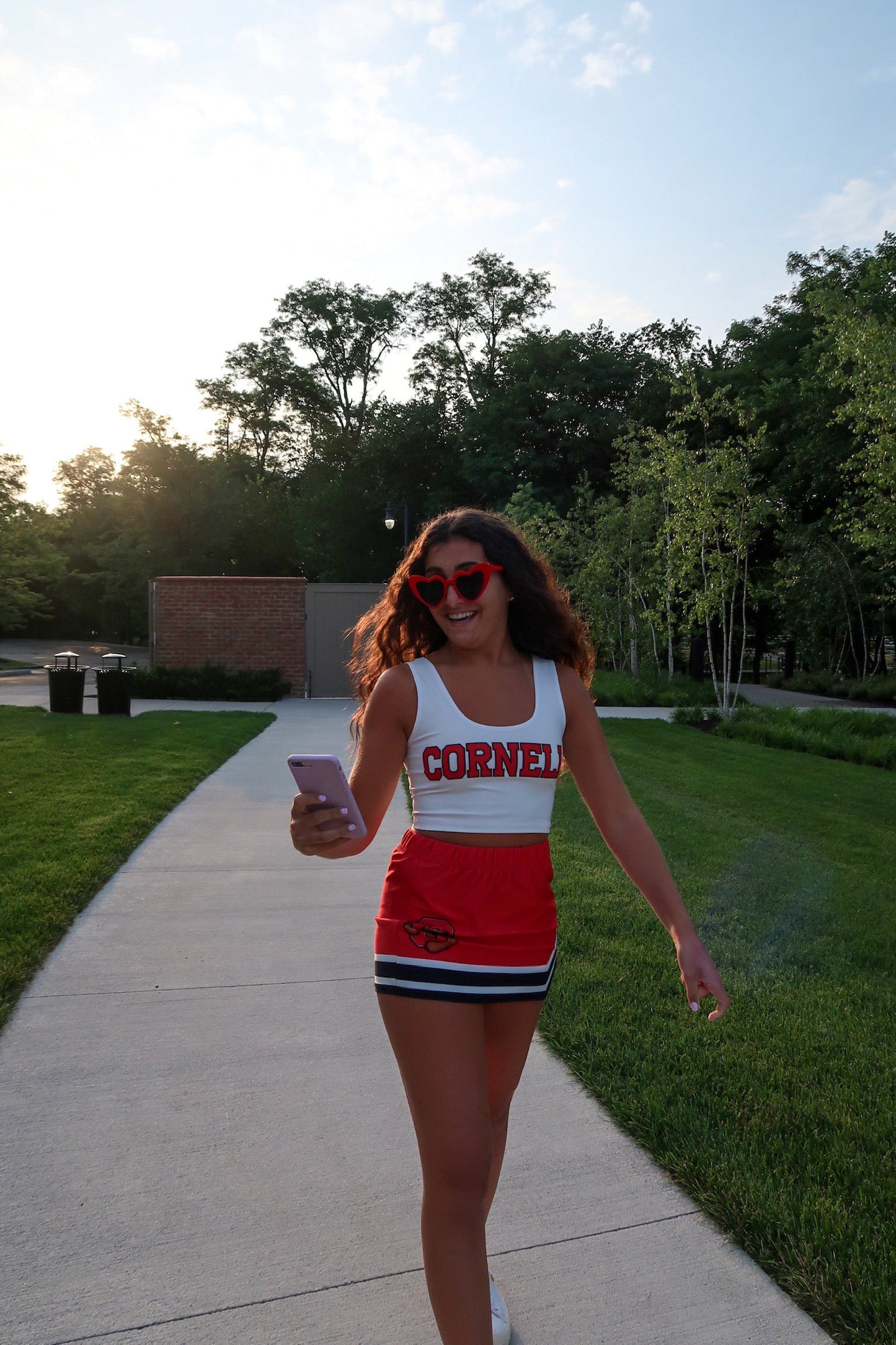 Cornell Game Day Skirt