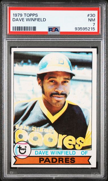 Graded 1979 Topps Dave Winfield #30 Baseball Card PSA 7 Near Mint
