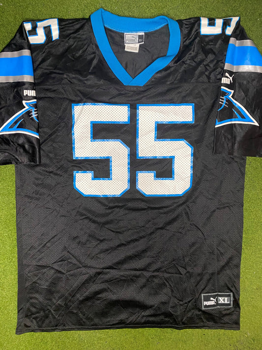 90s Carolina Panthers - Dan Morgan #55 - Puma - Vintage NFL Jersey (XL) Gametime Vintage